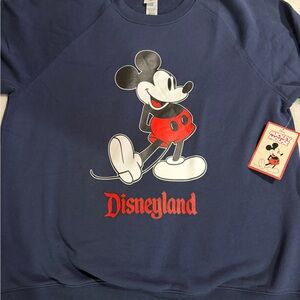 Men's Navy Mickey Mouse Disneyland Sweatshirt